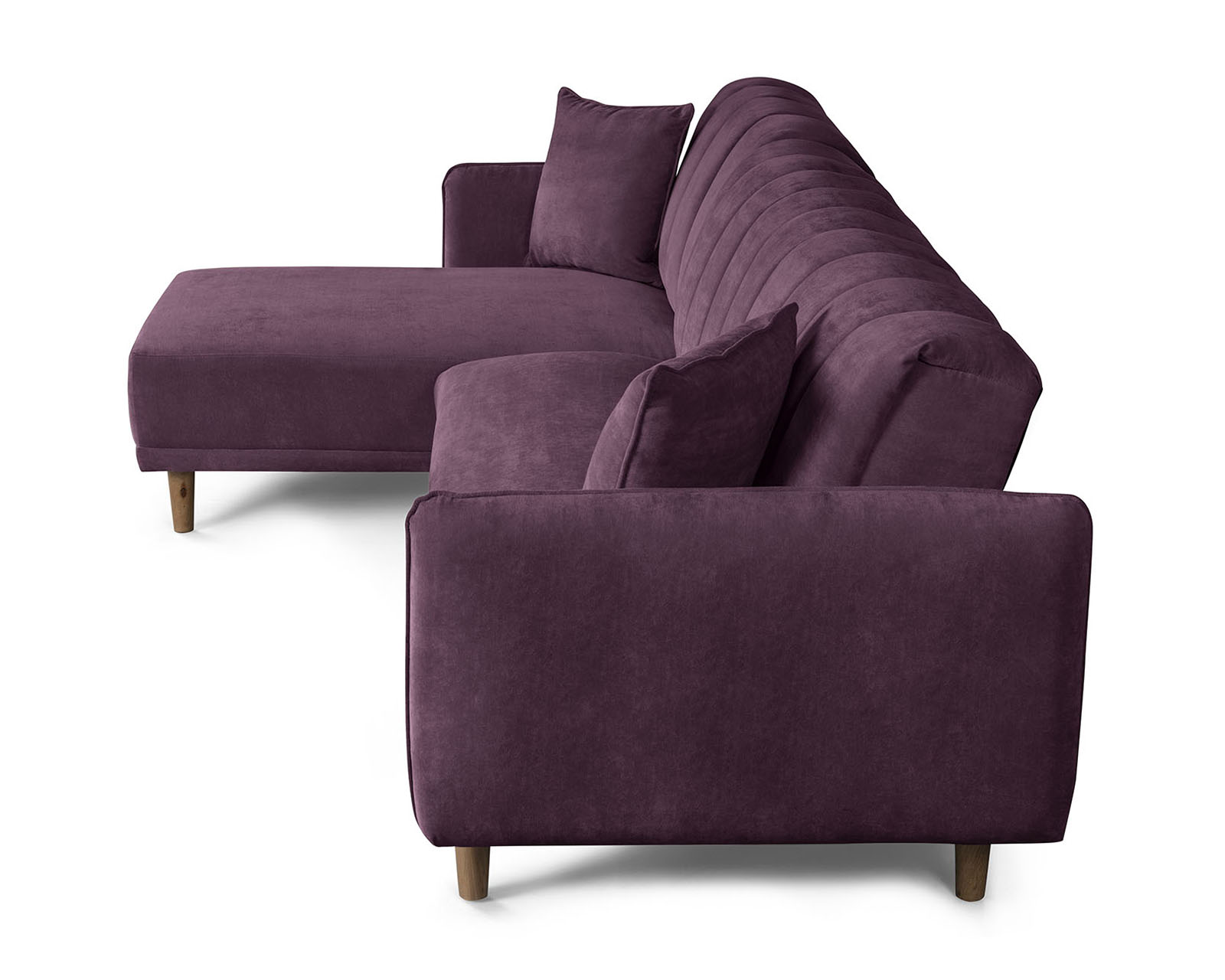 Foto 6 pulgar | Sala Modular Bottari Morado Makora Beehive Memory Foam De Velvet