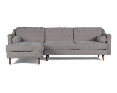 Foto 2 | Sala Modular Brina Gris Claro Makora Beehive Memory Foam De Velvet