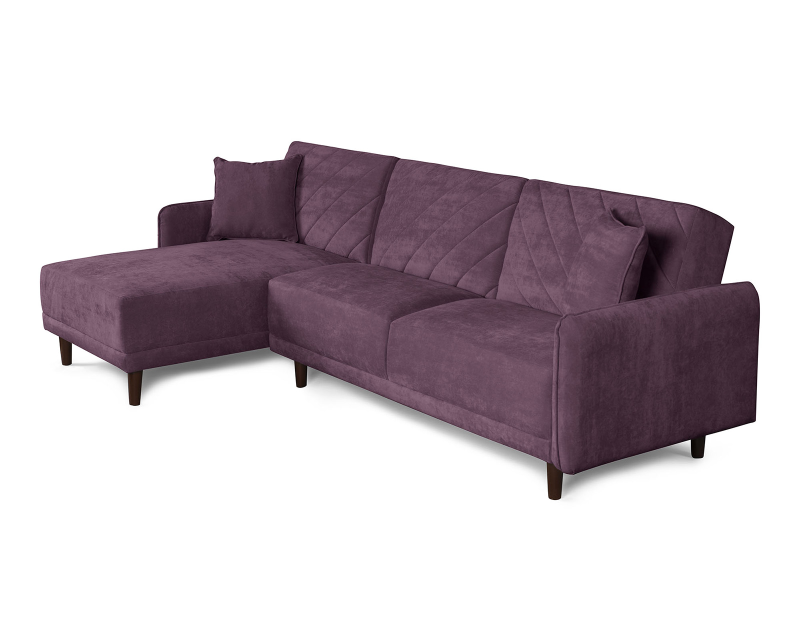 Foto 4 pulgar | Sala Modular Cosmo Morado Makora Beehive Memory Foam De Velvet