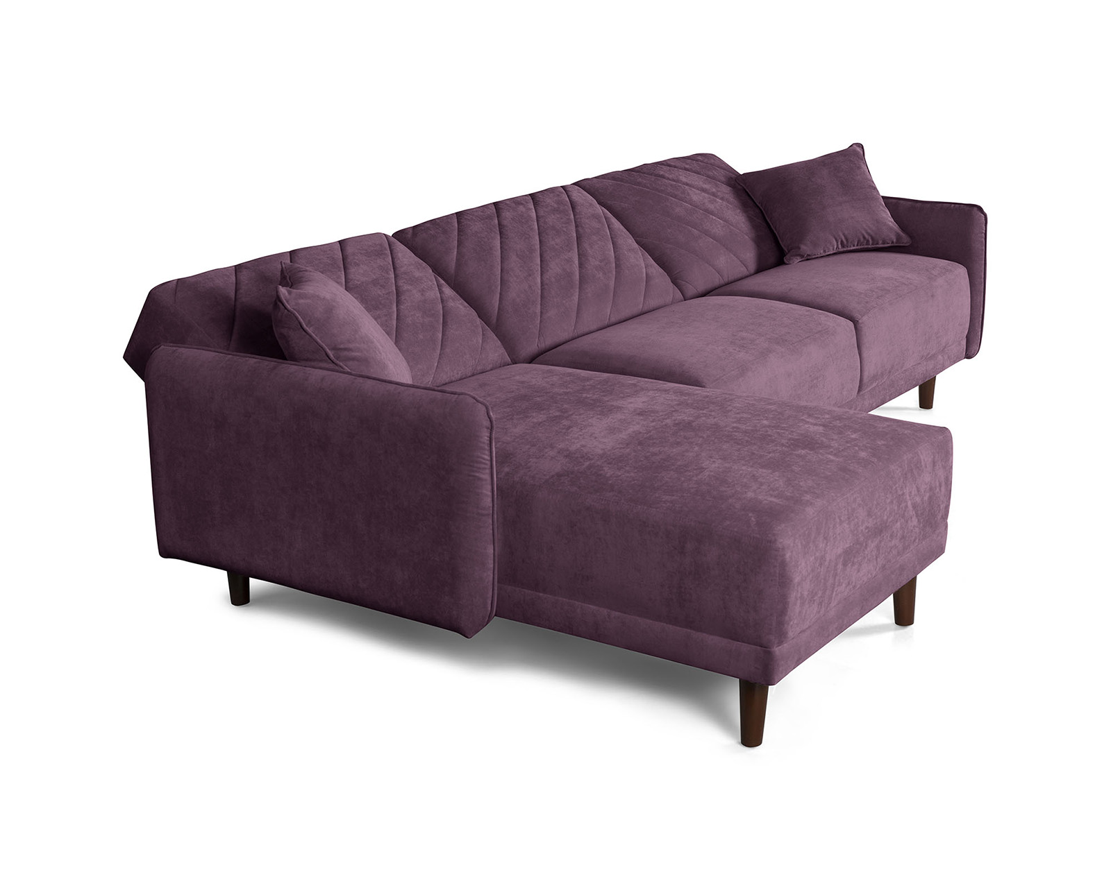 Foto 5 pulgar | Sala Modular Cosmo Morado Makora Beehive Memory Foam De Velvet