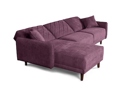 Foto 4 | Sala Modular Cosmo Morado Makora Beehive Memory Foam De Velvet