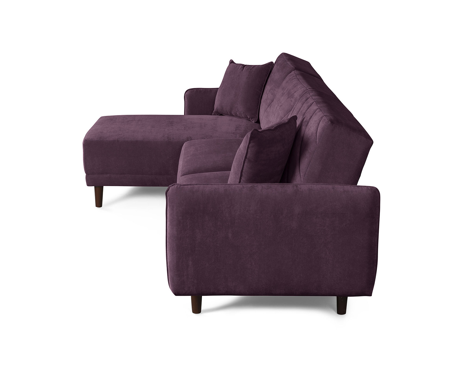 Foto 6 pulgar | Sala Modular Cosmo Morado Makora Beehive Memory Foam De Velvet