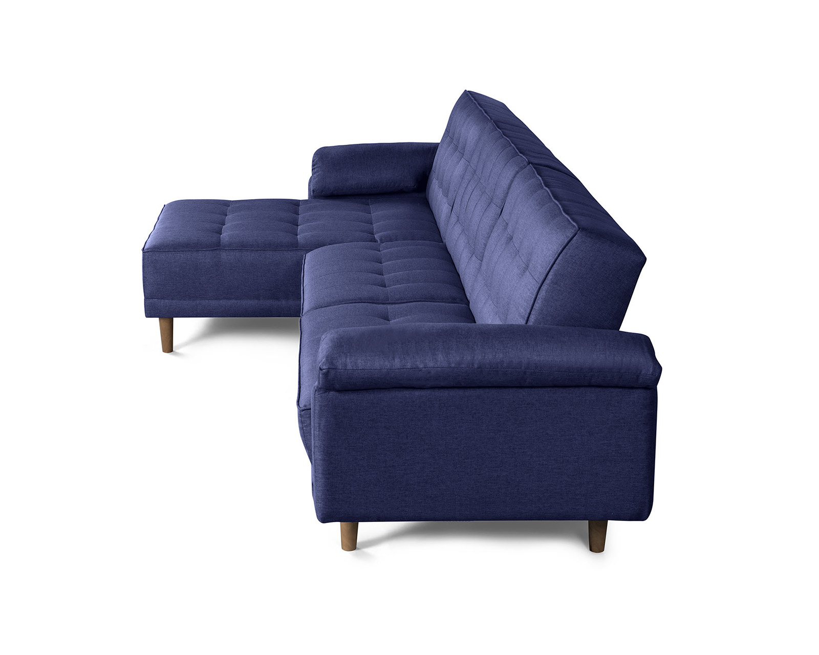 Foto 6 pulgar | Sala Modular Landon Azul Makora Beehive Memory Foam De Lino