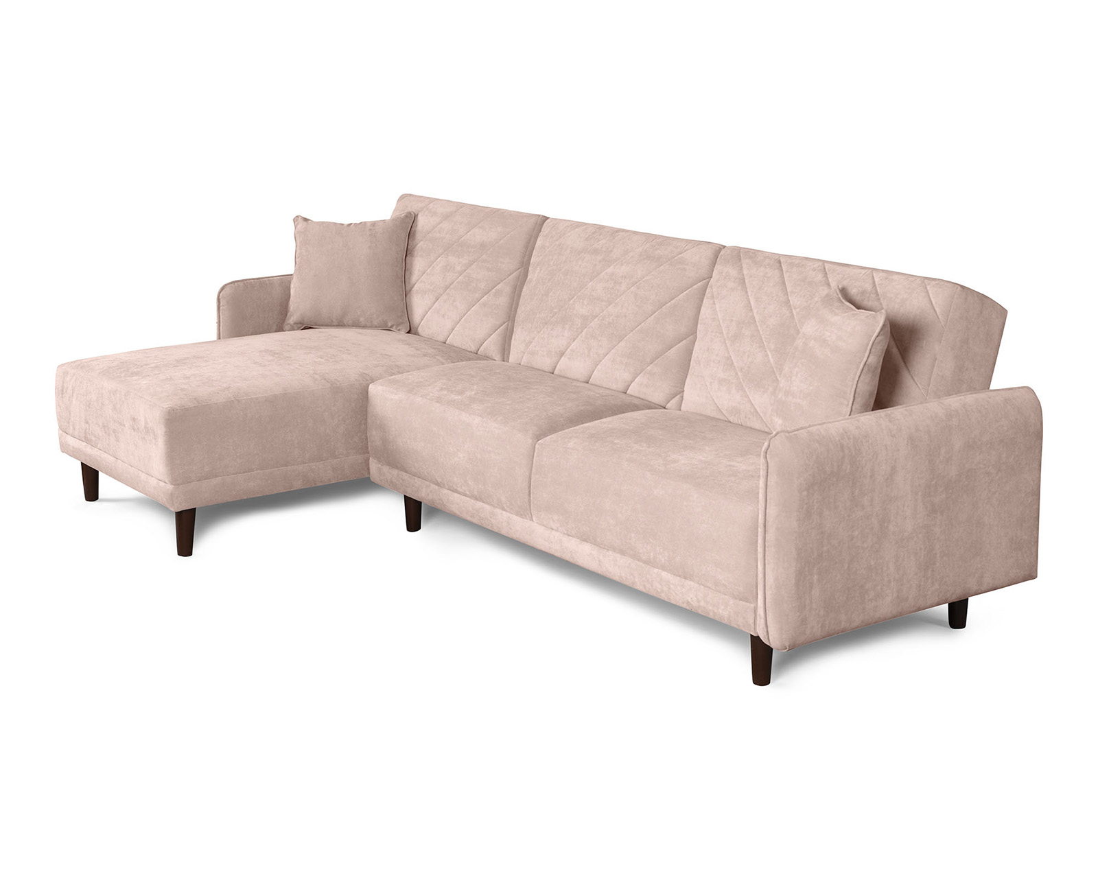 Foto 3 | Sala Modular Cosmo Palo De Rosa Makora Beehive Memory Foam De Velvet