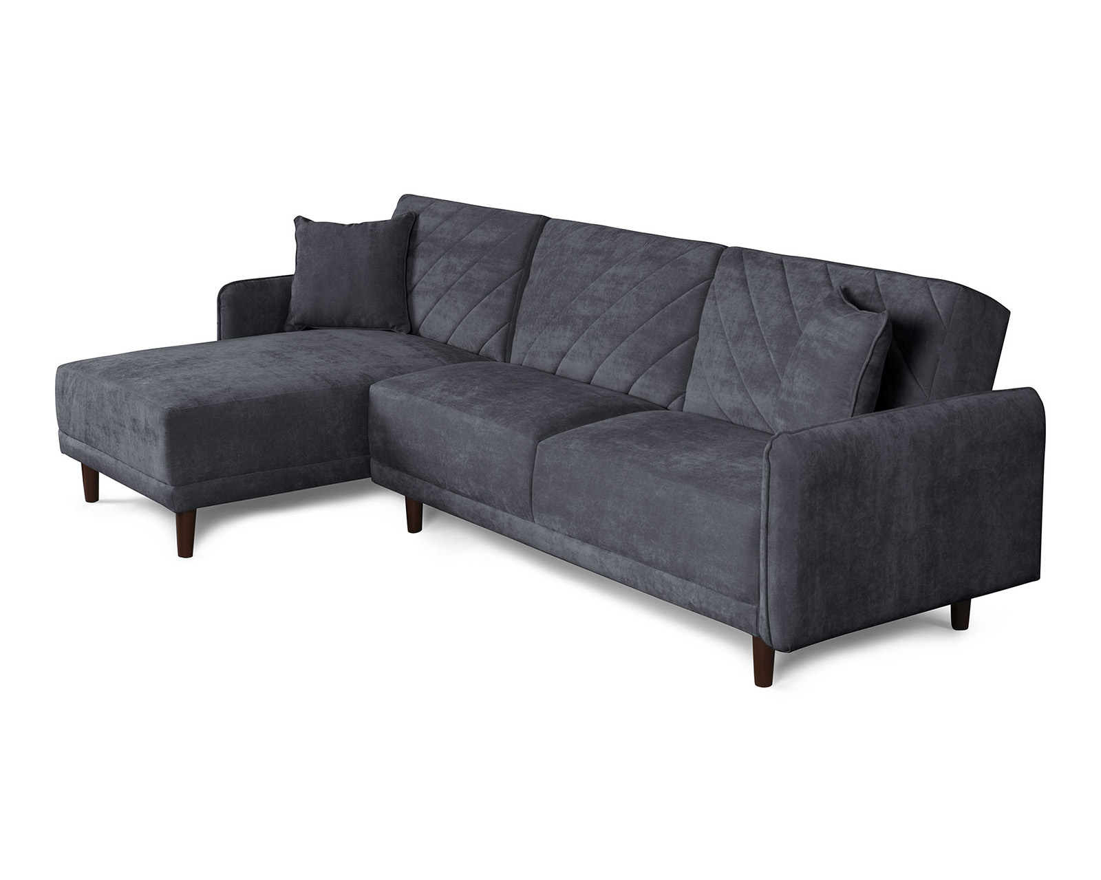Foto 3 | Sala Modular Cosmo Gris Oxford Makora Beehive Memory Foam De Velvet