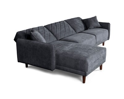 Foto 4 | Sala Modular Cosmo Gris Oxford Makora Beehive Memory Foam De Velvet