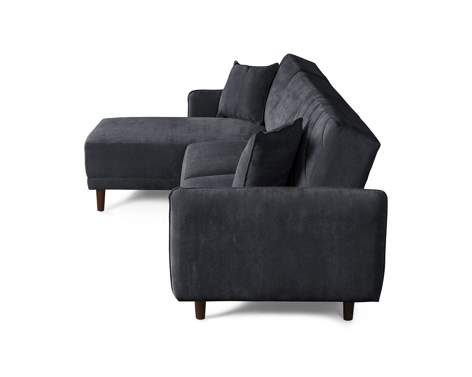 Foto 5 | Sala Modular Cosmo Gris Oxford Makora Beehive Memory Foam De Velvet