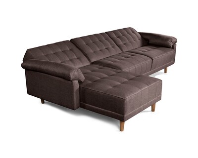 Foto 4 | Sala Modular Landon Chocolate Makora Beehive Memory Foam De Lino
