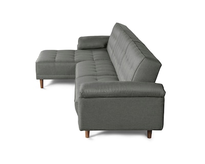 Foto 5 | Sala Modular Landon Gris Claro Makora Beehive Memory Foam De Lino