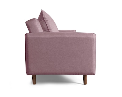 Foto 6 | Sofá Cama De Lino Palo De Rosa Beehive Memory Foam Modelo Asimut