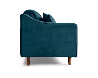 Foto 6 | Sofá Cama De Velvet Olivo Beehive Memory Foam Modelo Annika