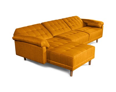 Foto 4 | Sala Modular Landon Mostaza Makora Beehive Memory Foam De Lino