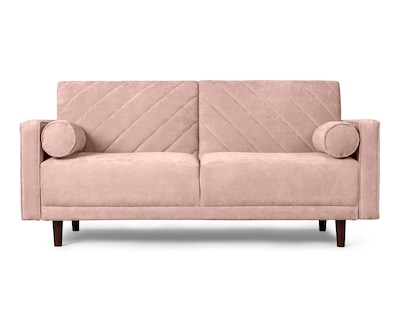 Foto 1 | Sofá Cama Rosa con Tecnología Beehive Memory Foam