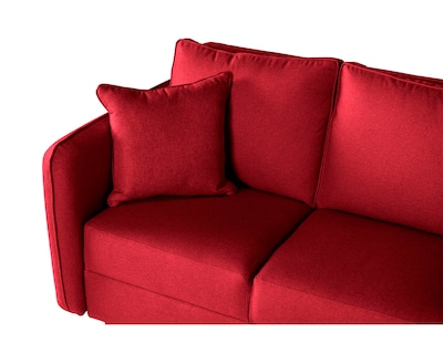 Foto 6 | Sala Esquinera Maccan Rojo Makora Essentials De Lino