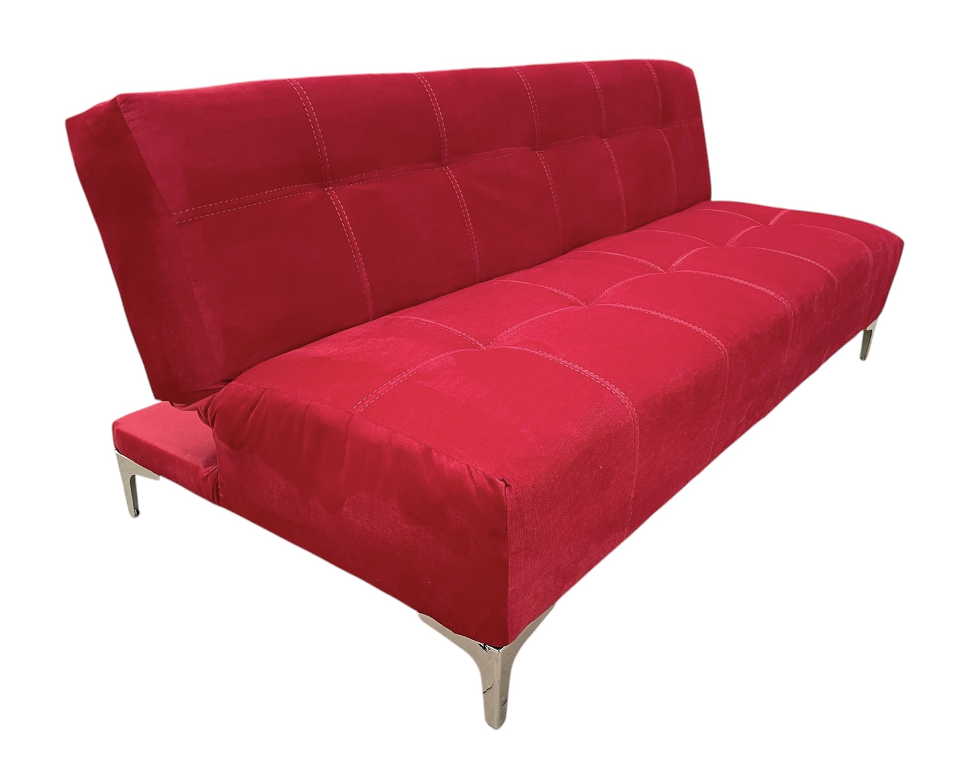 Foto 3 pulgar | Sofá Cama Salvanto Okis Rojo