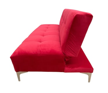 Foto 4 | Sofá Cama Salvanto Okis Rojo