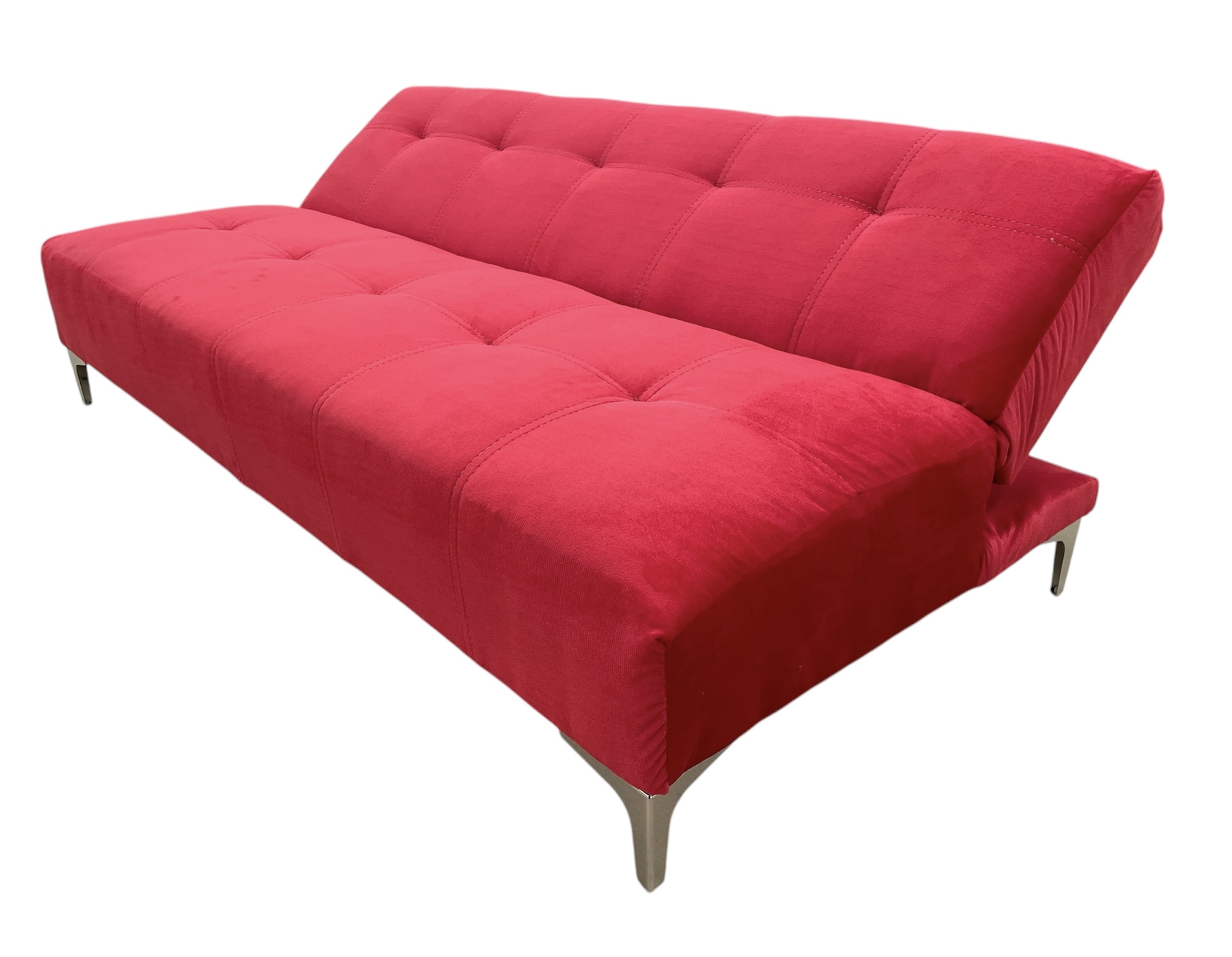 Foto 6 pulgar | Sofá Cama Salvanto Okis Rojo