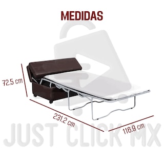 Foto 4 | Mueble Otomano Estilo Baul Con Cama Plegable Sofa Premium-justclick Mx