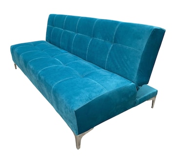 Foto 3 | Sofá Cama Salvanto Okis Azul Turquesa