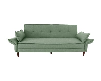 Foto 1 | Sofá Cama Easy Living Modelo Brooklyn Con Brazos Reclinables Y Colchoneta Plegable, Color Verde