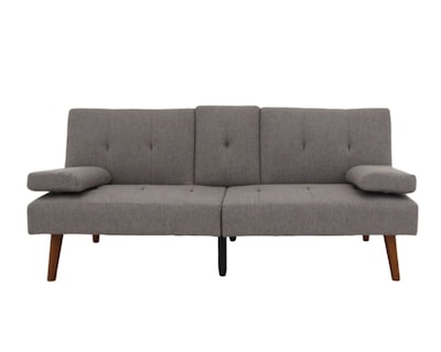 Foto 2 | Sofá Cama Easy Living Modelo Elliot Con Portavasos Plegable, Color Gris