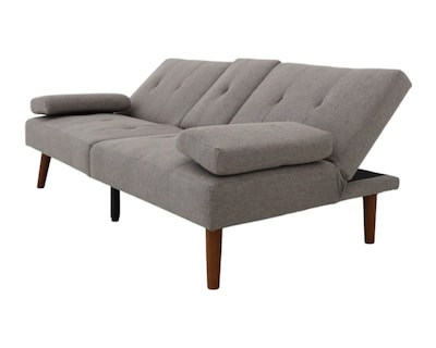 Foto 4 | Sofá Cama Easy Living Modelo Elliot Con Portavasos Plegable, Color Gris