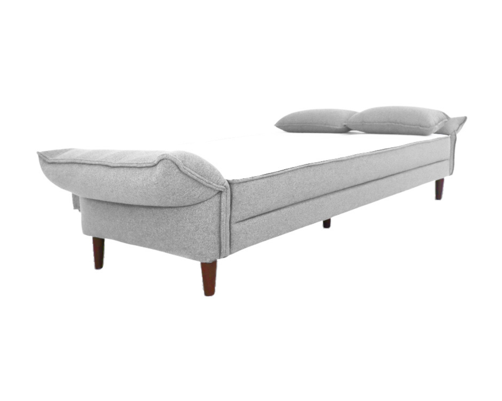 Foto 5 | Sofá Cama Easy Living Modelo Brooklyn Con Brazos Reclinables Y Colchoneta Plegable, Color Gris Claro