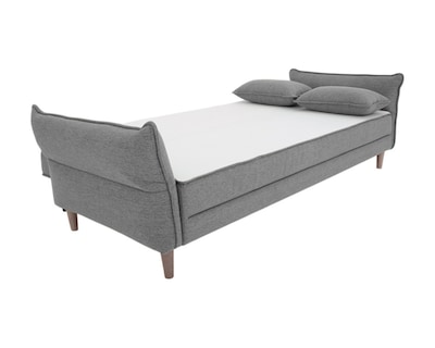 Foto 3 | Sofá Cama Easy Living Modelo Brooklyn Con Brazos Reclinables Y Colchoneta Plegable, Color Gris Oscuro