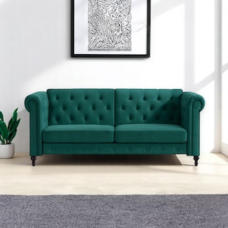 Foto 5 | Ilios Innova | Sofá Cama Moderno De Terciopelo Con Espuma Y Patas De Madera