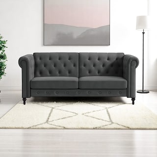 Foto 5 | Ilios Innova | Sofá Cama Moderno De Terciopelo Con Espuma Y Patas De Madera, Ideal Para Interiores