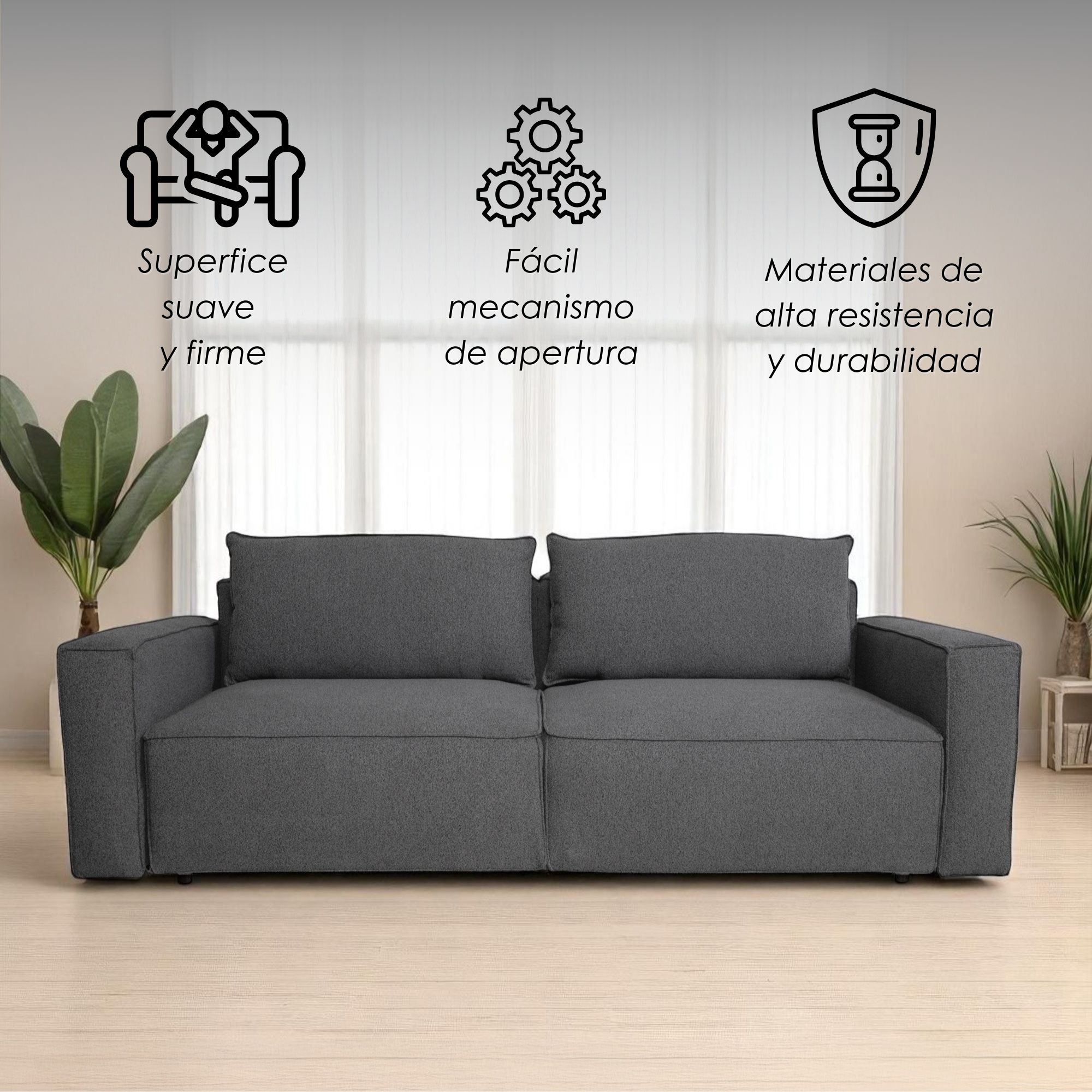 Foto 4 pulgar | Sofá Cama Individual Iliosinnova