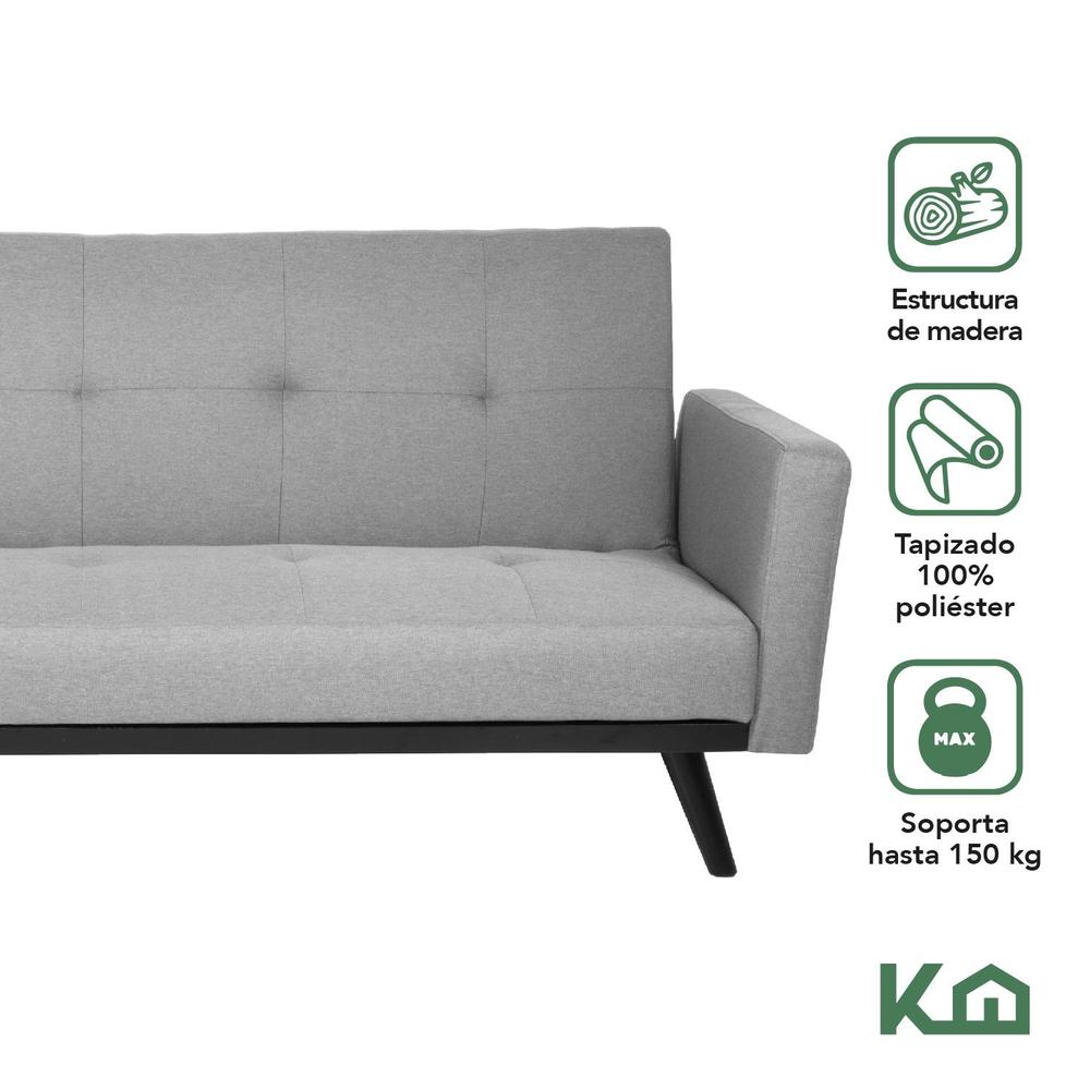 Foto 3 pulgar | Sofá Cama Reclinable Silla Convertible Sillón Sala Moderna