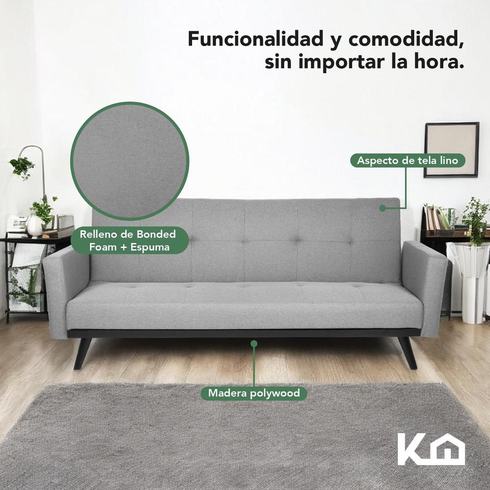 Foto 5 pulgar | Sofá Cama Reclinable Silla Convertible Sillón Sala Moderna