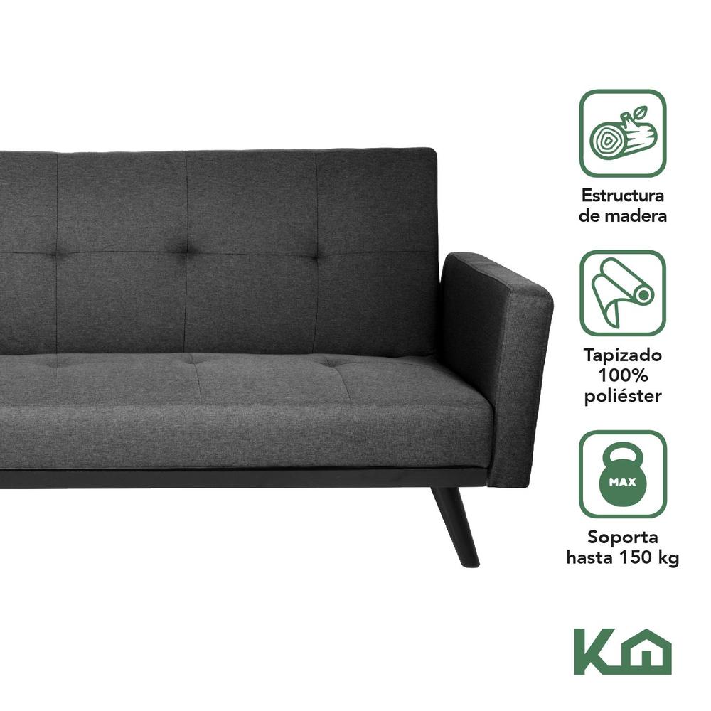 Foto 3 pulgar | Sofá Cama Reclinable Silla Convertible Sillón Sala Moderna