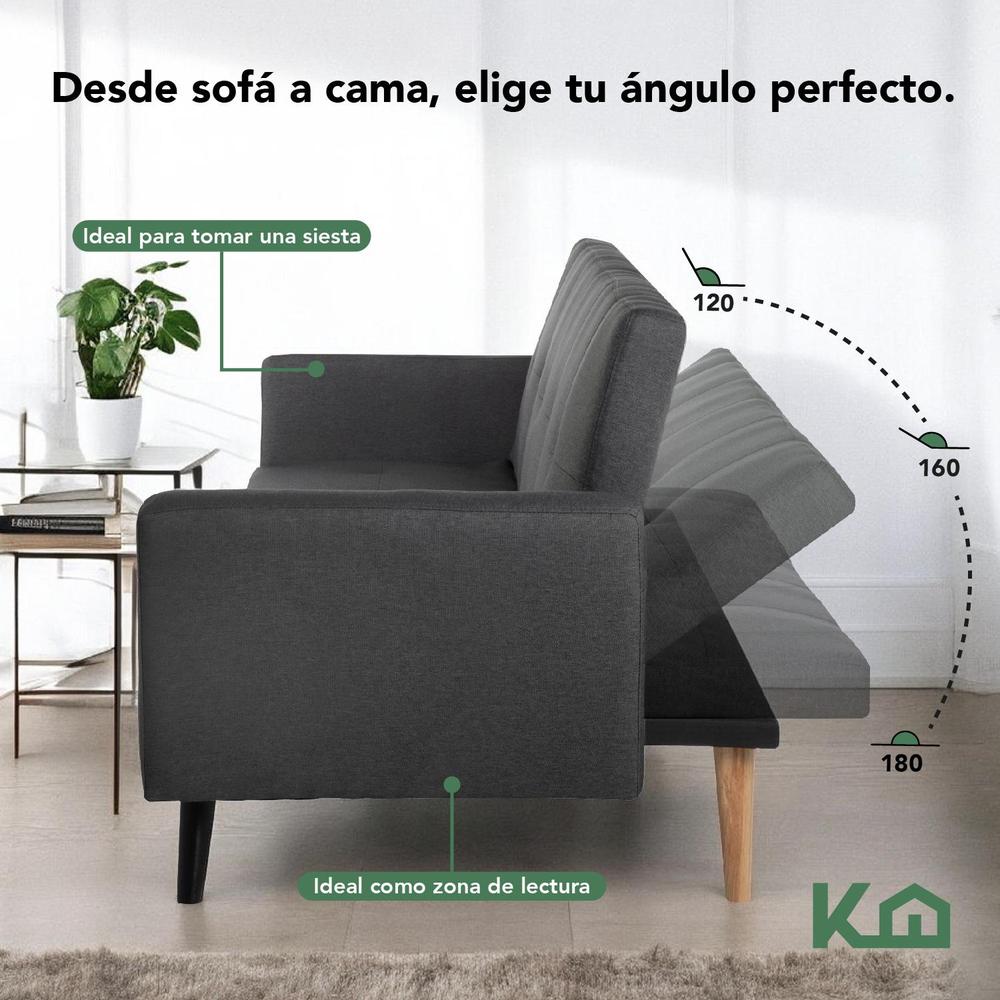 Foto 4 pulgar | Sofá Cama Reclinable Silla Convertible Sillón Sala Moderna