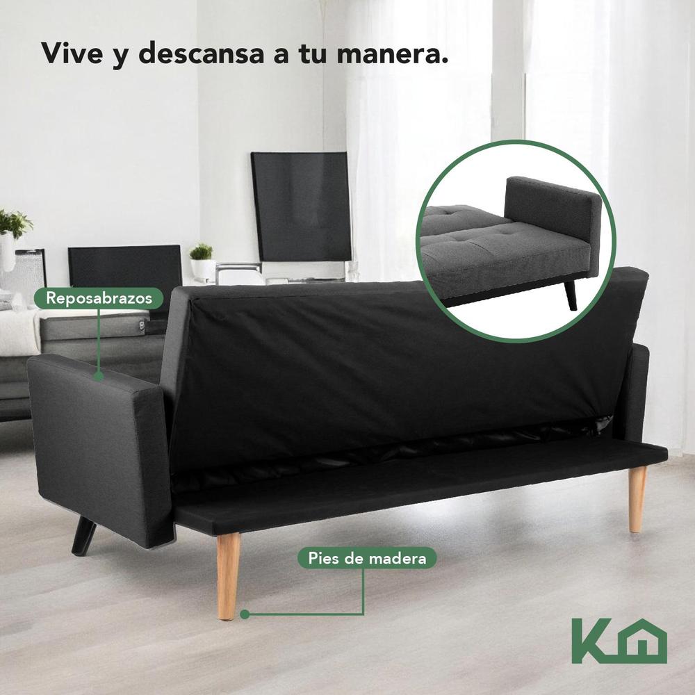 Foto 7 pulgar | Sofá Cama Reclinable Silla Convertible Sillón Sala Moderna