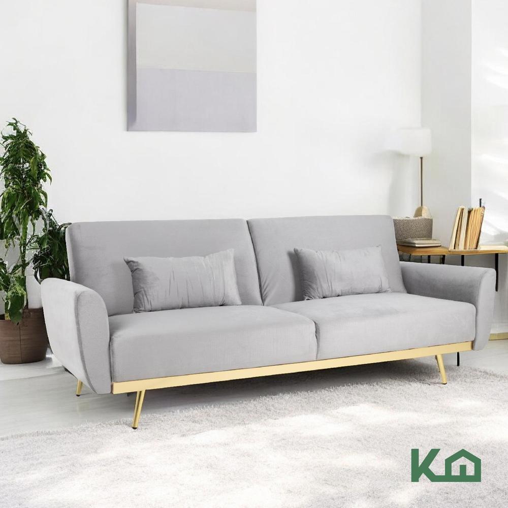 Foto 9 pulgar | Sofá Cama Silla Sillón Plegable Sala Moderna Velvet + Cojín