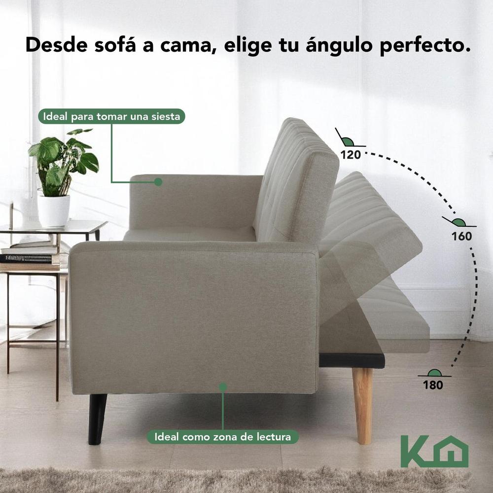 Foto 4 pulgar | Sofá Cama Reclinable Silla Convertible Sillón Sala Moderna