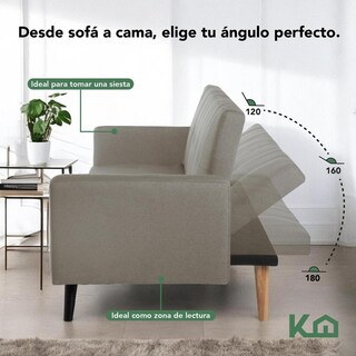 Foto 3 | Sofá Cama Reclinable Silla Convertible Sillón Sala Moderna