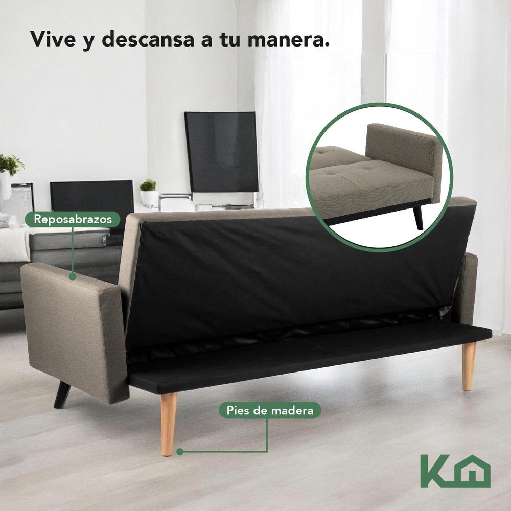 Foto 7 pulgar | Sofá Cama Reclinable Silla Convertible Sillón Sala Moderna