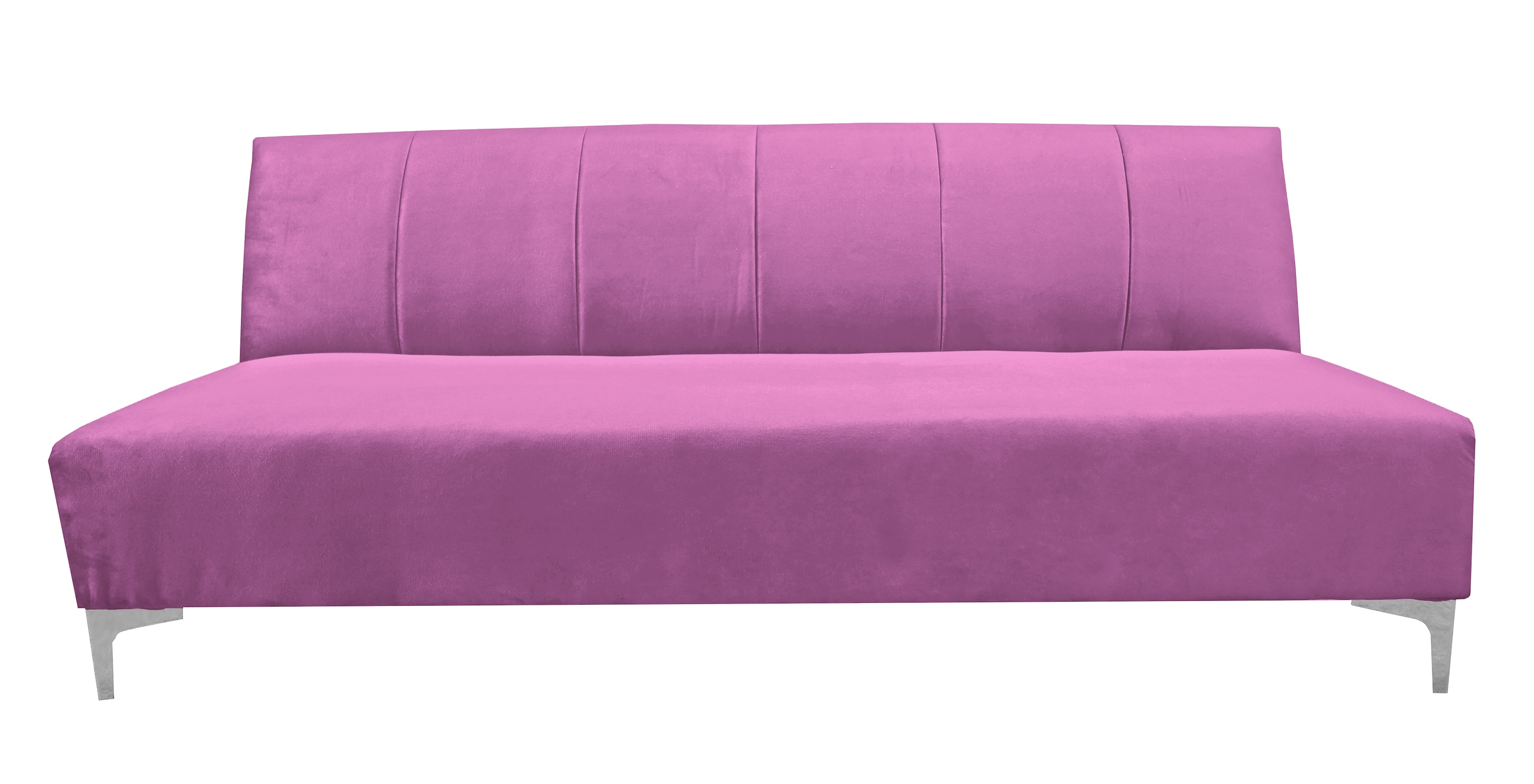 Sofa Cama Reclinable El Bazar Store Miami Rosa Terciopelo, Futon 3 Posiciones, Sala, Love Seat