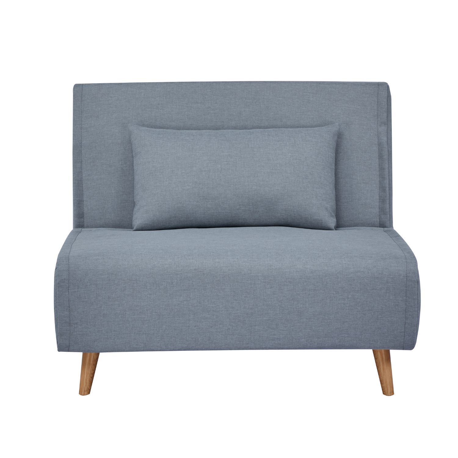 Foto 3 pulgar | Sillón Sofá Cama Individual Relan Velne Plegable Gris