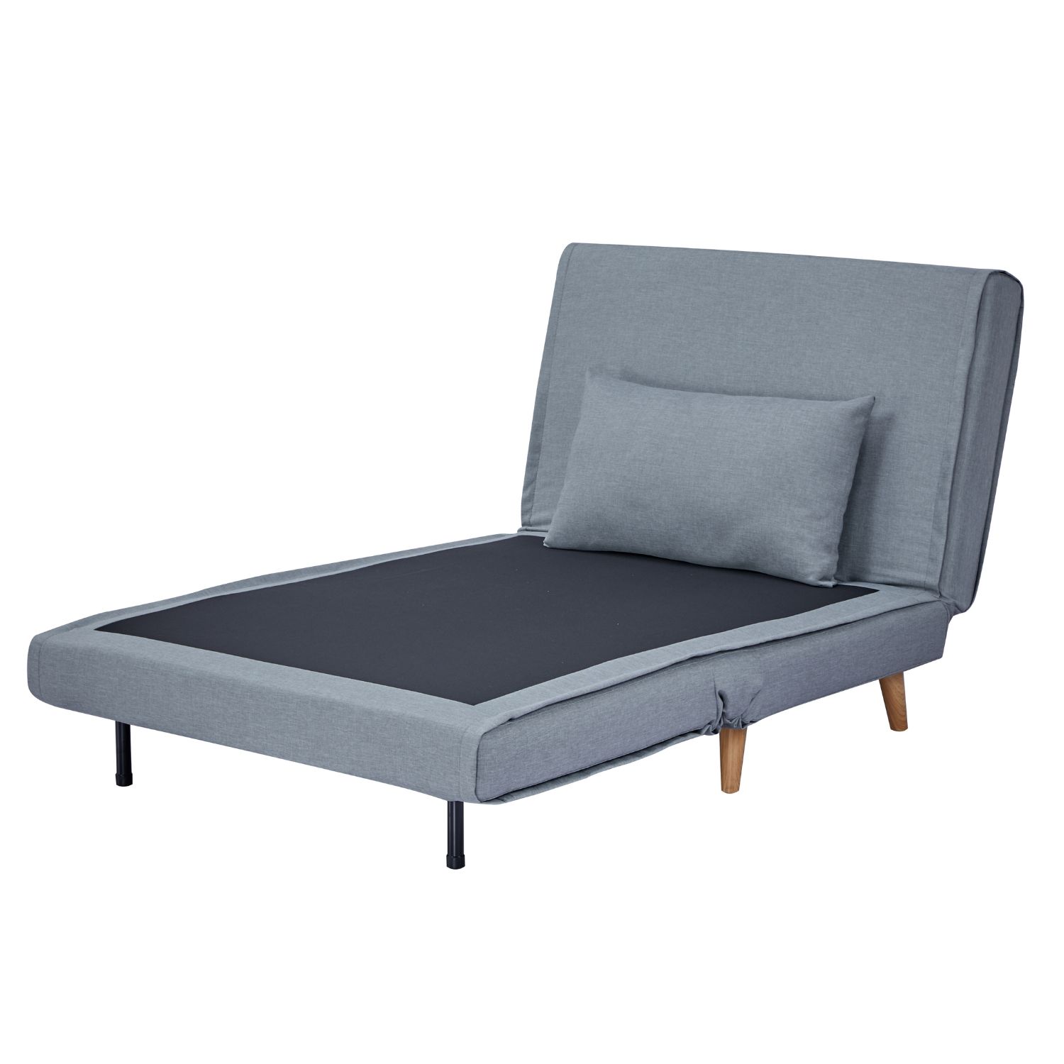 Foto 7 | Sillón Sofá Cama Individual Relan Velne Plegable Gris