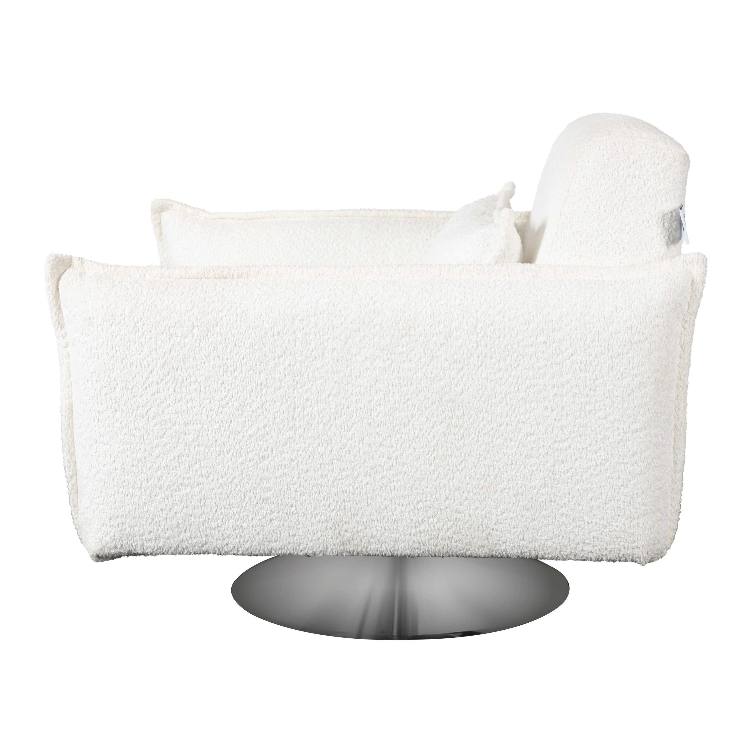 Foto 4 pulgar | Sillón M & E Muebles Antom Blanco Giratorio