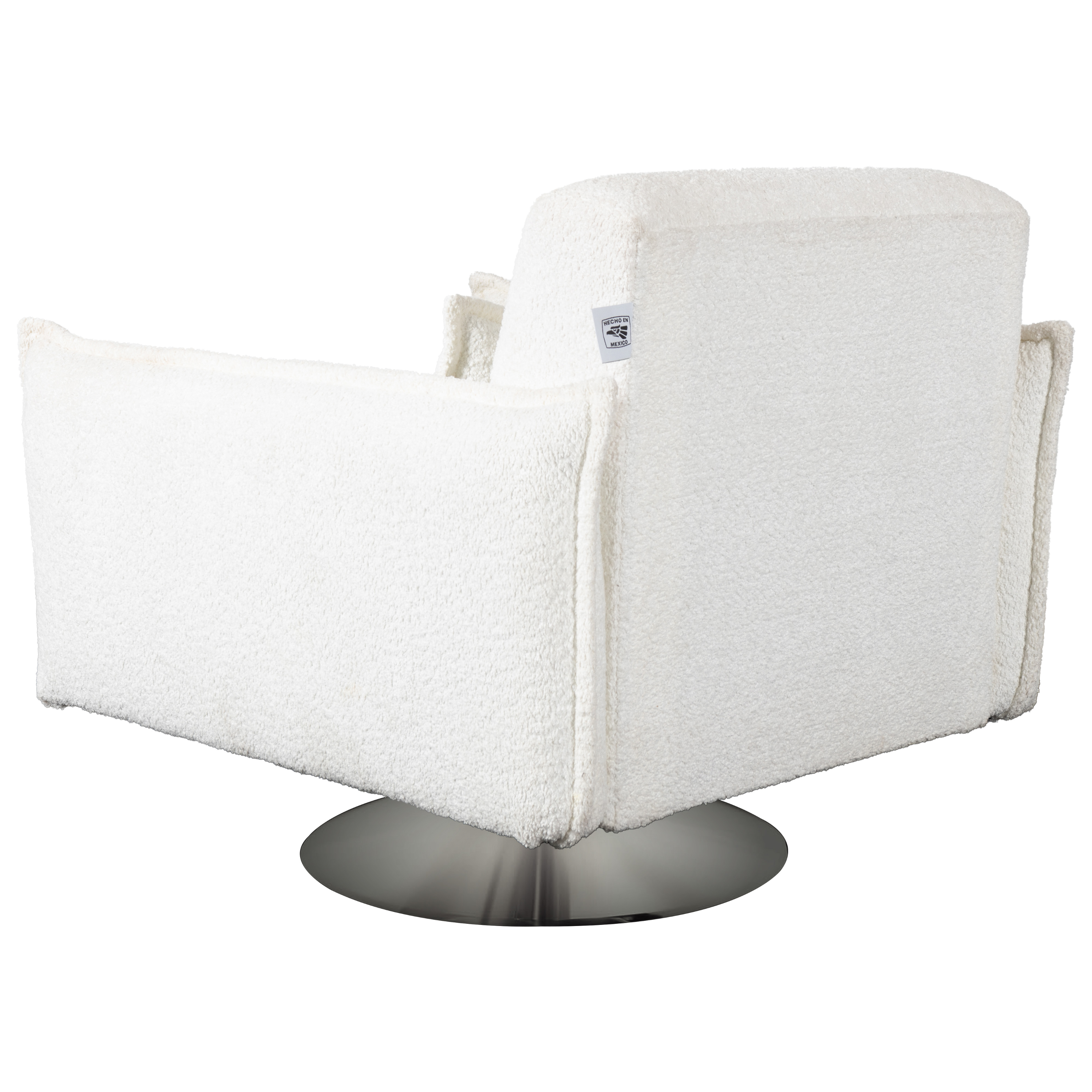 Foto 5 pulgar | Sillón M & E Muebles Antom Blanco Giratorio