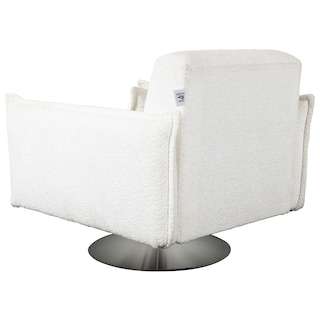 Foto 4 | Sillón M & E Muebles Antom Blanco Giratorio