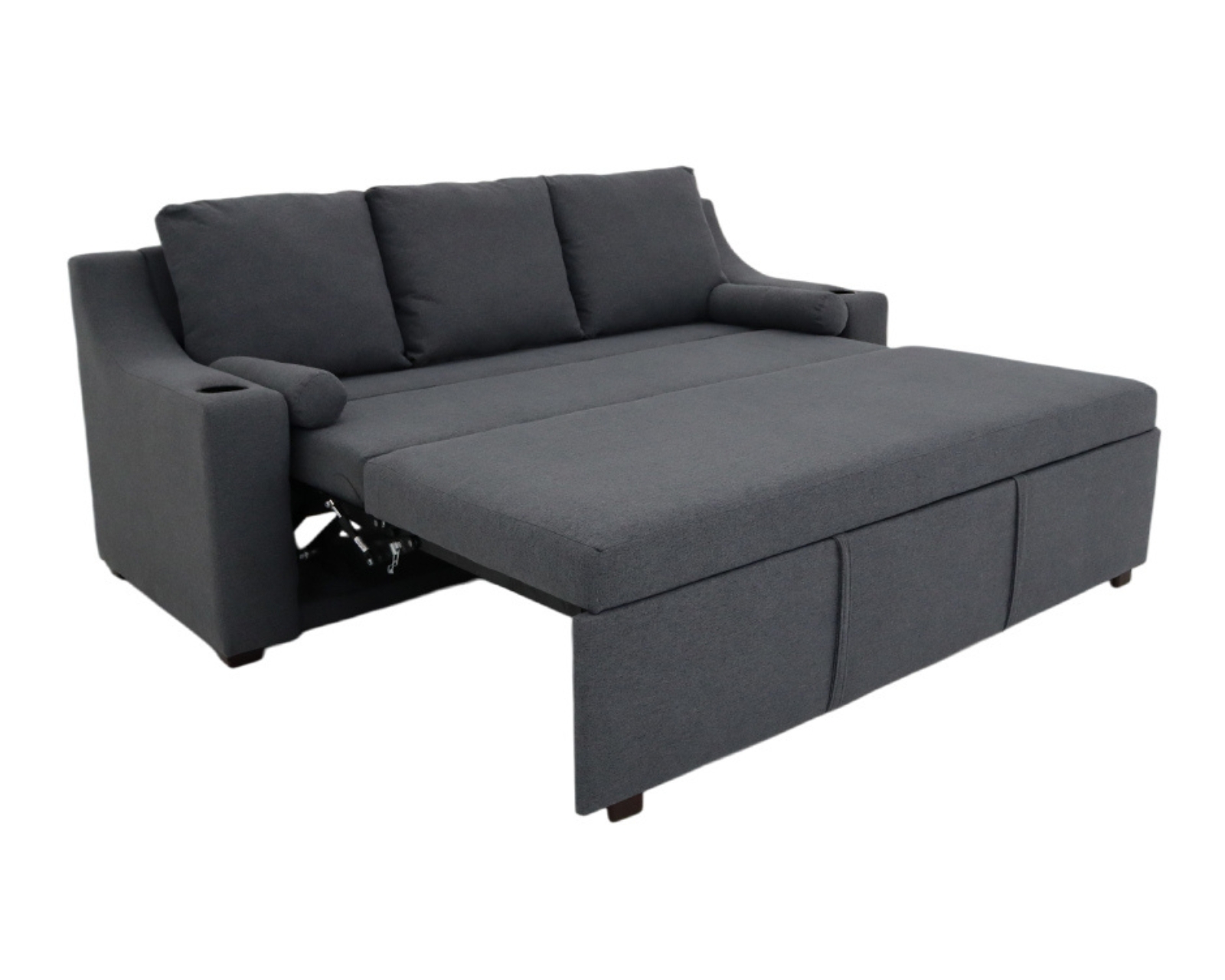 Foto 4 pulgar | Sofá Cama Easy Living Modelo Stanley Gris Oxford