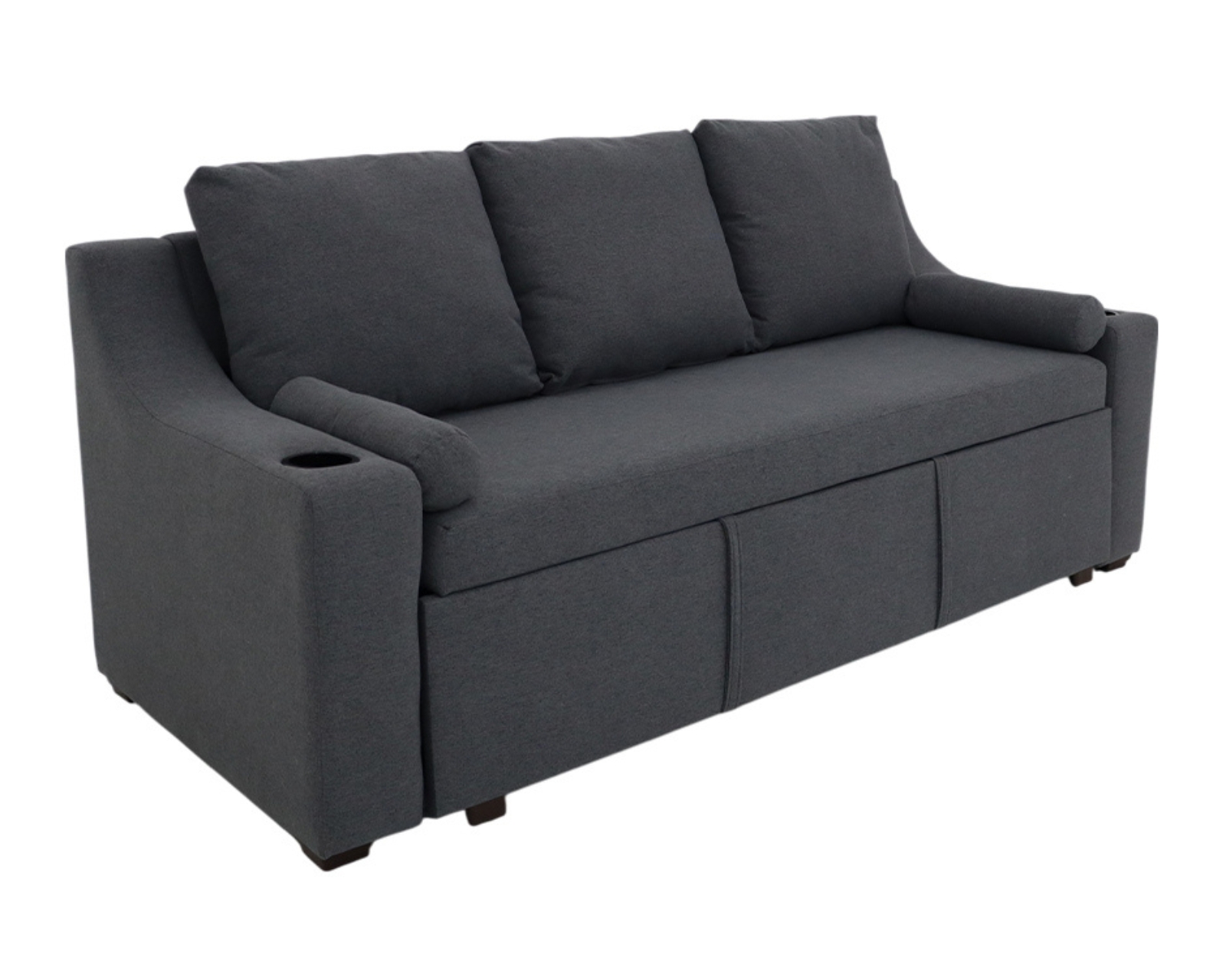 Foto 5 pulgar | Sofá Cama Easy Living Modelo Stanley Gris Oxford