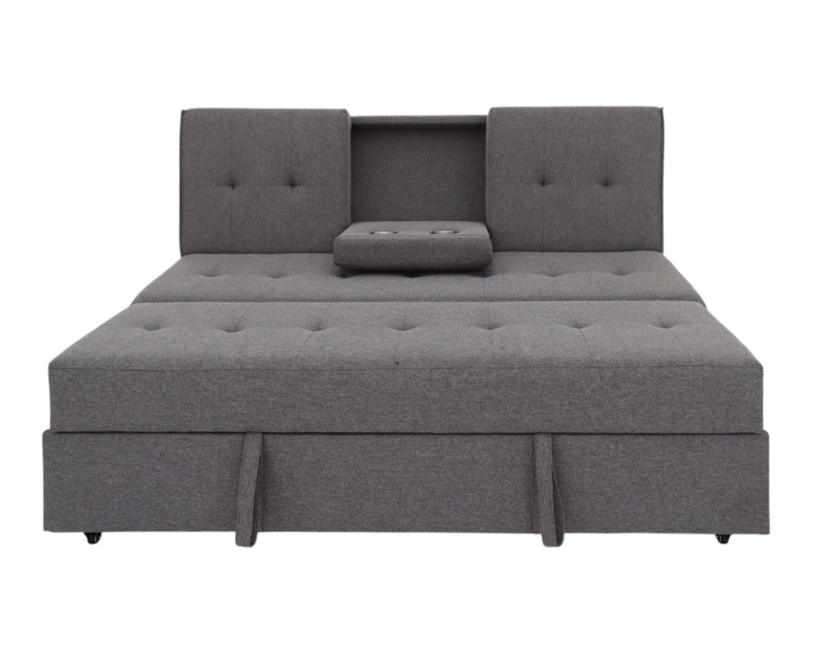 Foto 3 pulgar | Sofá Cama Easy Living Pisa Gris