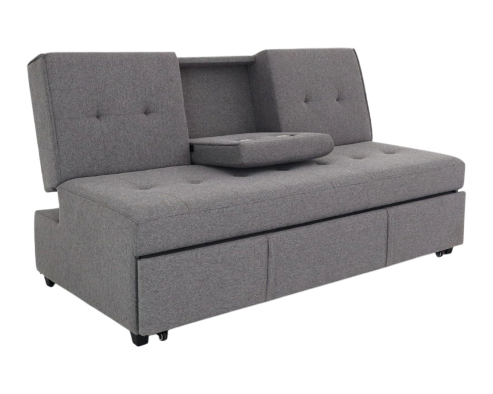 Foto 6 pulgar | Sofá Cama Easy Living Pisa Gris